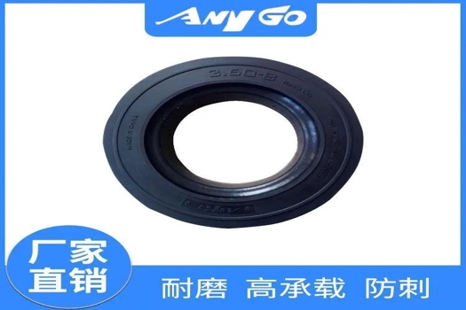 ANYGO叉車實心輪胎XZ05：耐用橡膠材質，5.00-16/3.0規格定制
