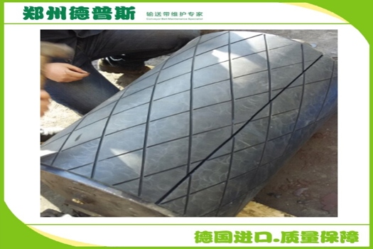 德國TIPDPS滾筒包膠橡膠板，菱形阻燃設計，超級耐磨CN層