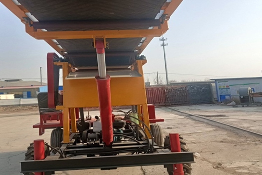 昊冠移動伸縮雙翼輸送機，糧食裝卸高效解決方案