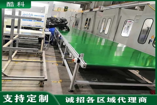 酷科帆布擋邊耐磨傳送帶，環形工業平皮帶升級版