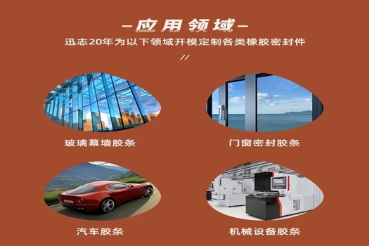 氯丁橡膠密封條，迅志建材窗戶防風膠條定制服務