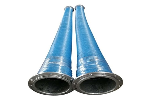 吸排油膠管六寸鋼絲編織灌溉高壓橡膠管，法蘭耐油低壓管